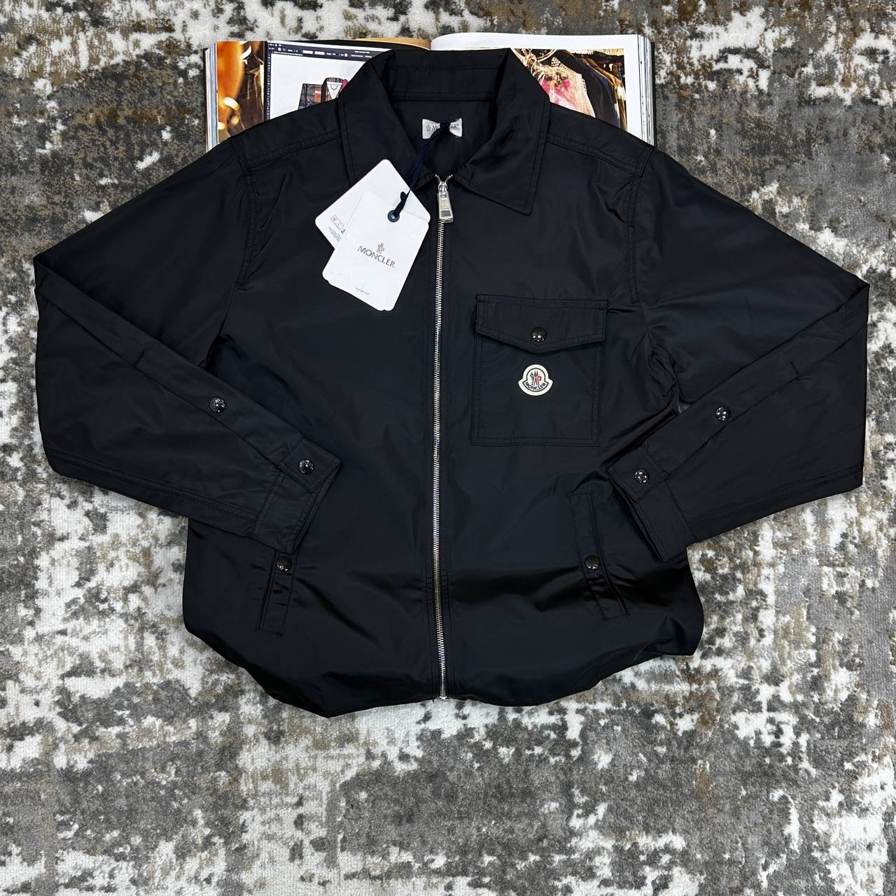 MNCLR ZIP UP JACKET-BLACK