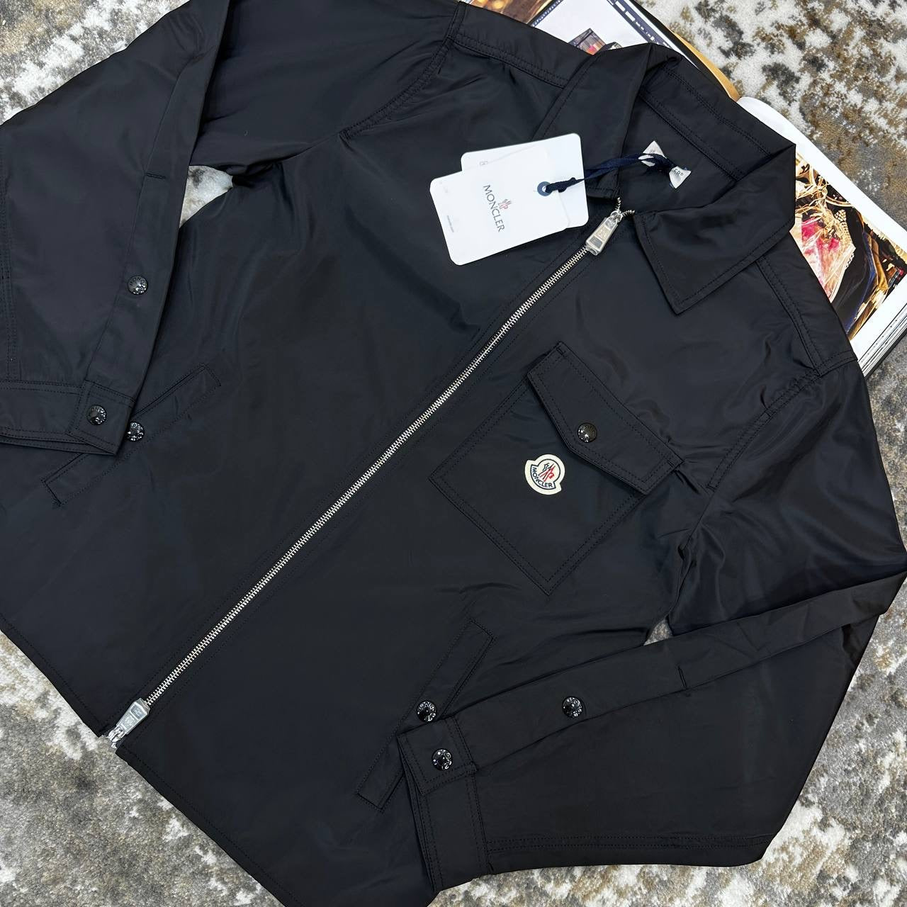 MNCLR ZIP UP JACKET-BLACK