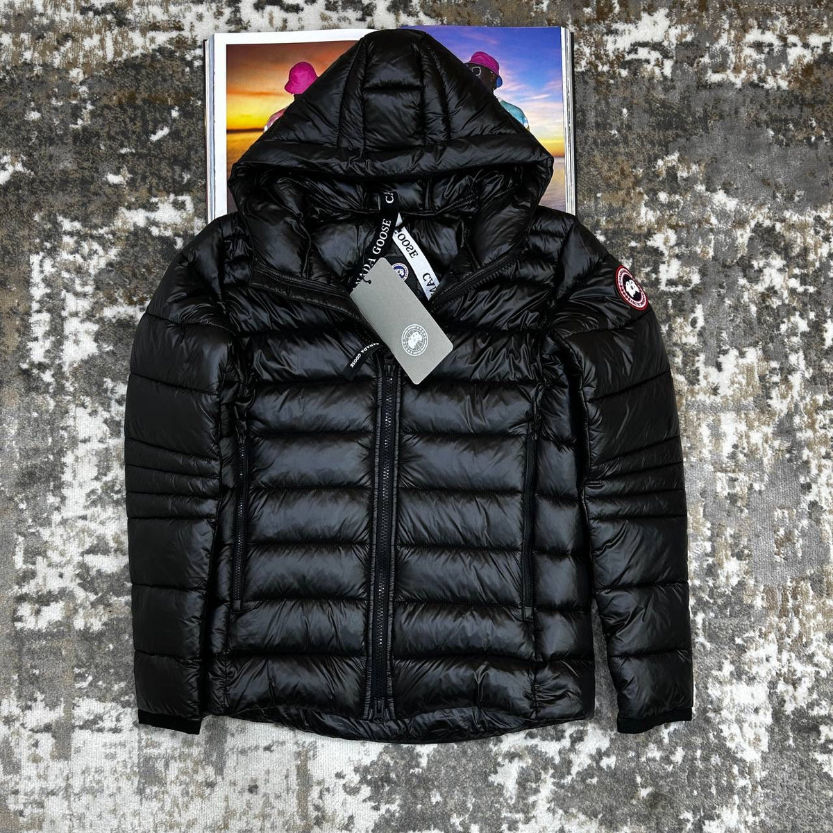 CANDA GOSE CROFTON FULL PUFFER JACKET-BLACK