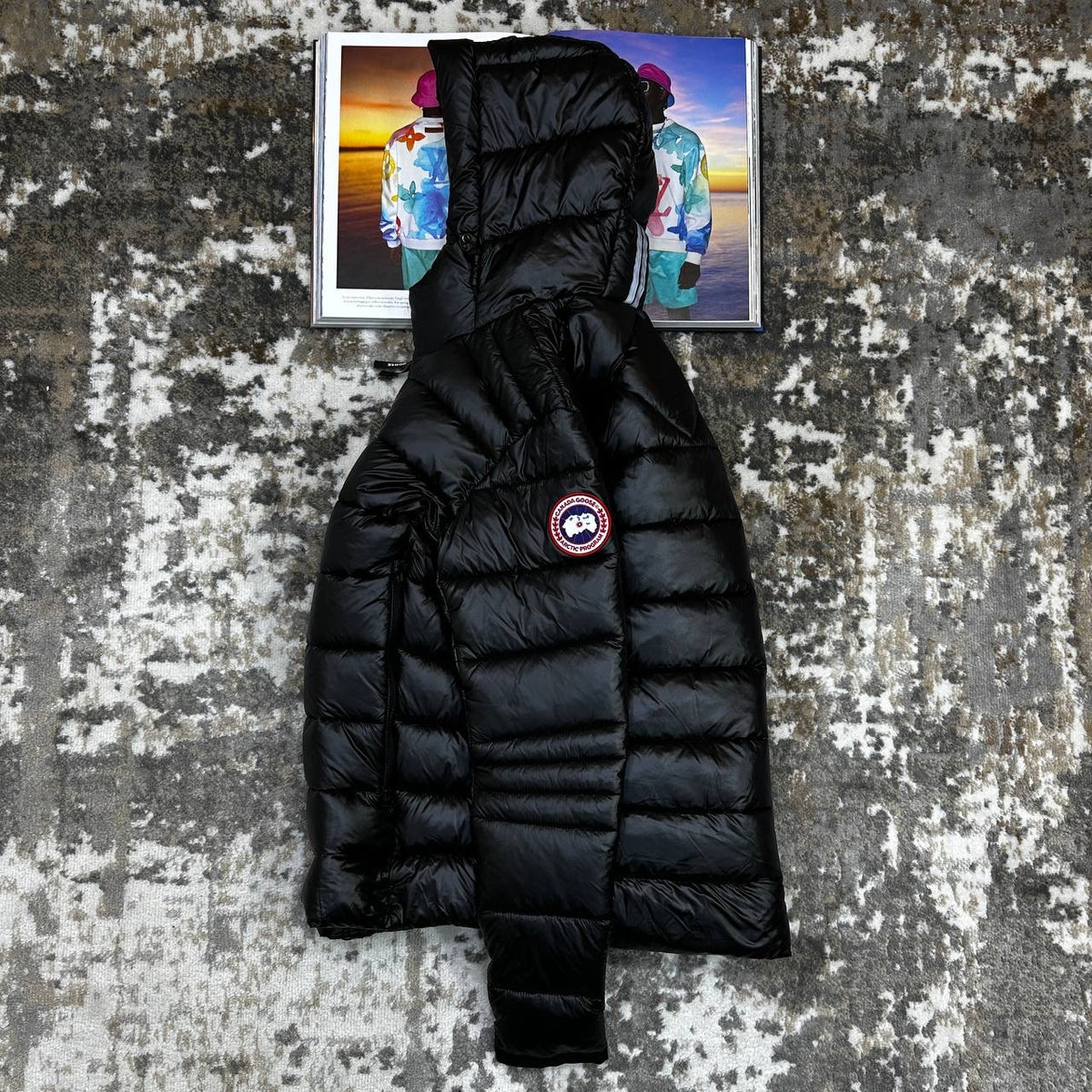 CANDA GOSE CROFTON FULL PUFFER JACKET-BLACK