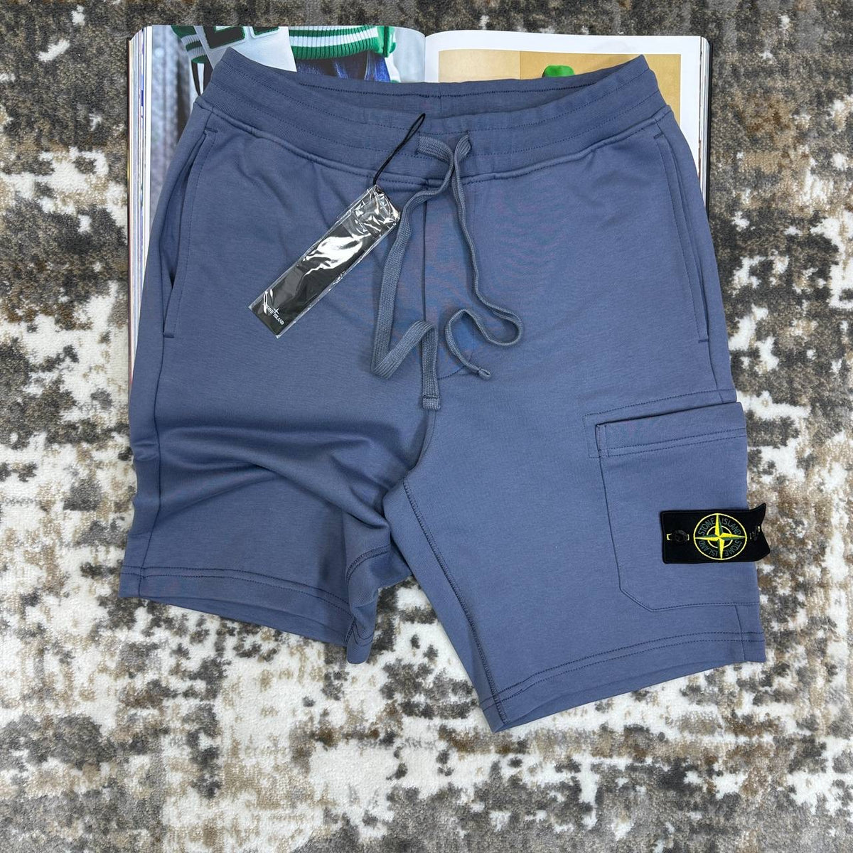 STNE SHORTS GREY|BLUE