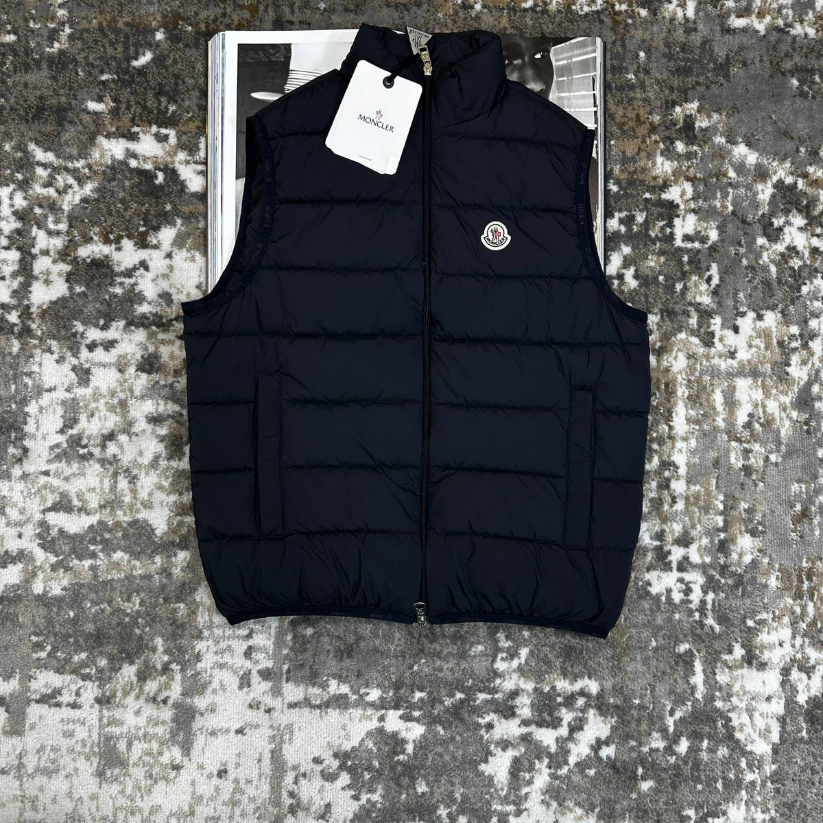 MNCLR BODY WARMER -NAVY