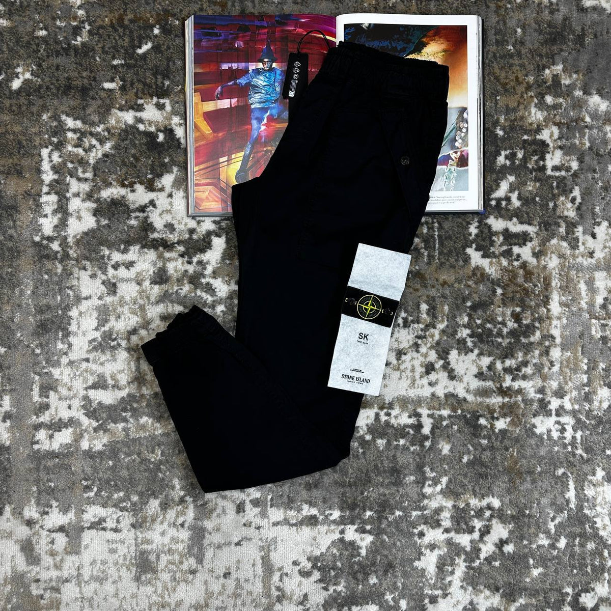 STNE CARGO PANTS-BLACK