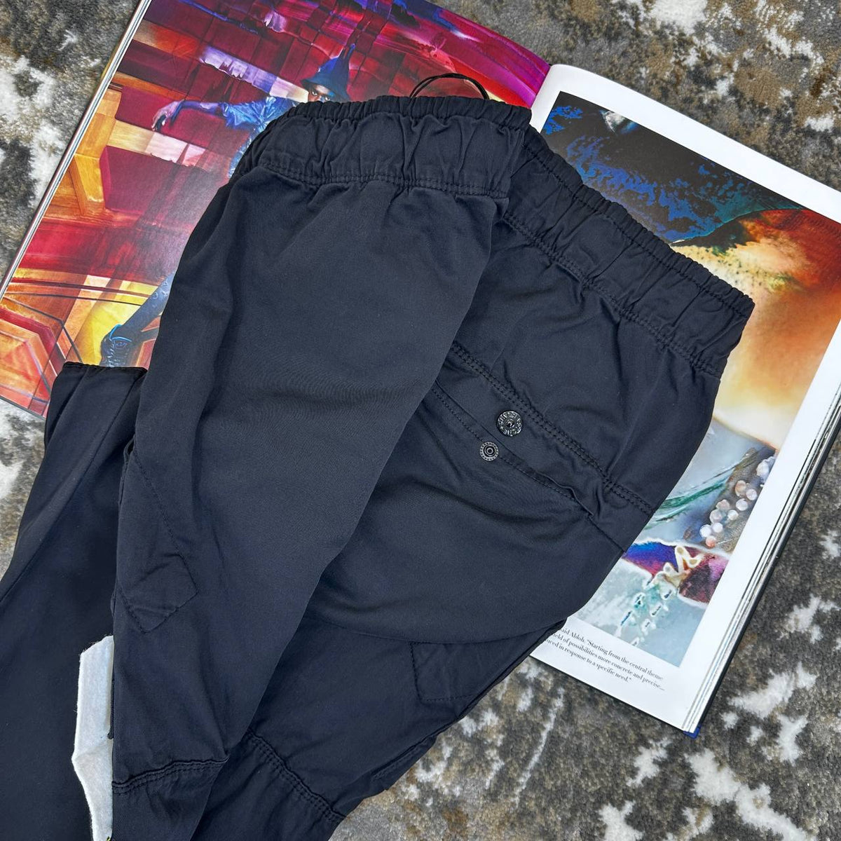 STNE CARGO PANTS-BLACK