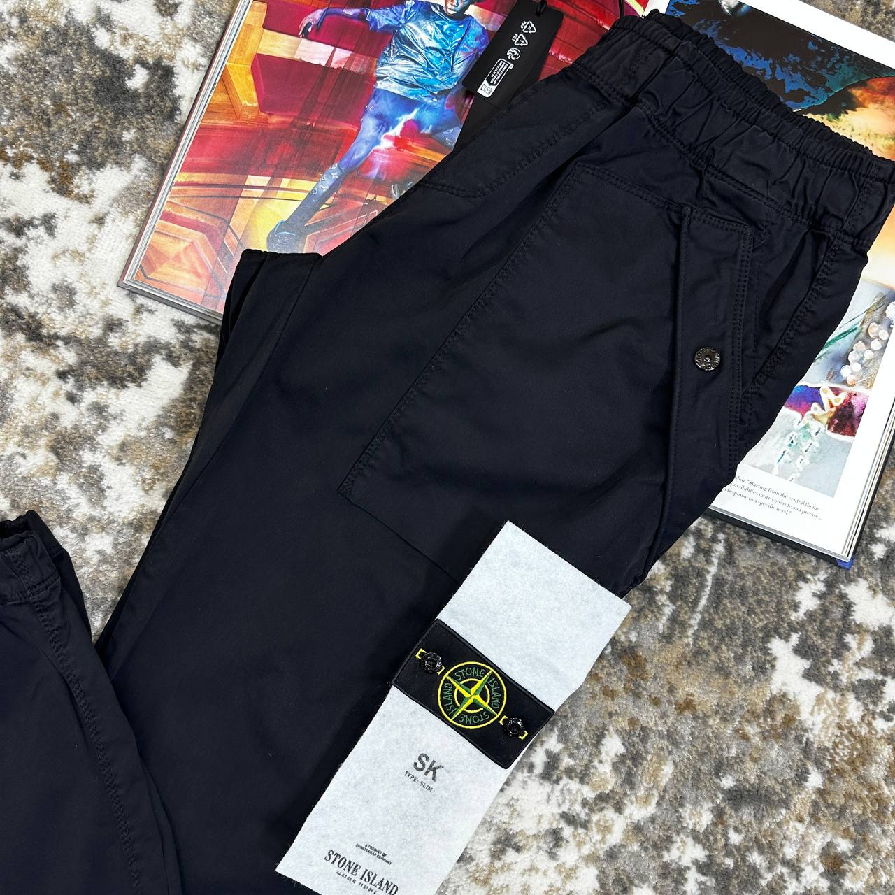 STNE CARGO PANTS-BLACK