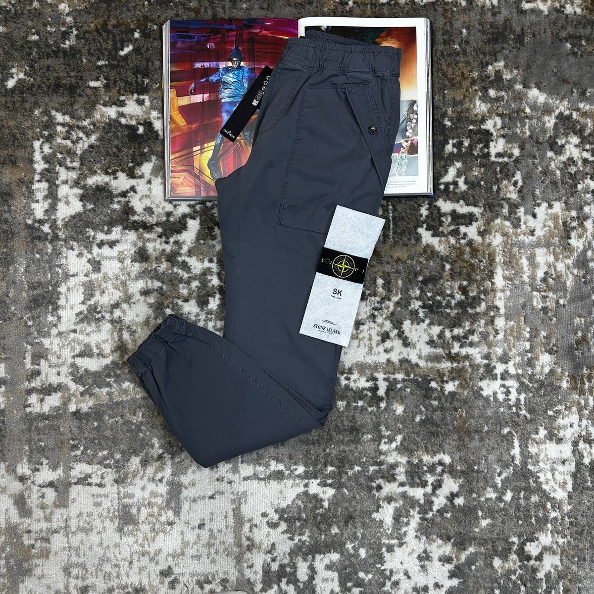 STNE CARGO PANTS-DARK GREY
