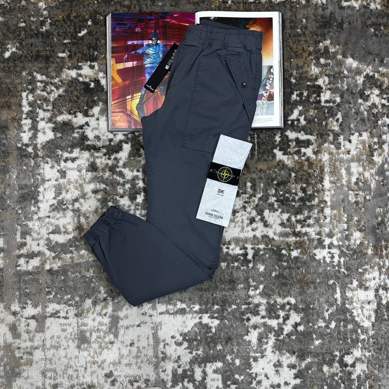 STNE CARGO PANTS-DARK GREY